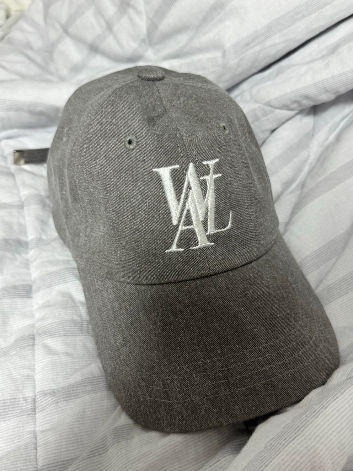 우알롱 볼캡 s 피그먼트 그레이 상품이미지1