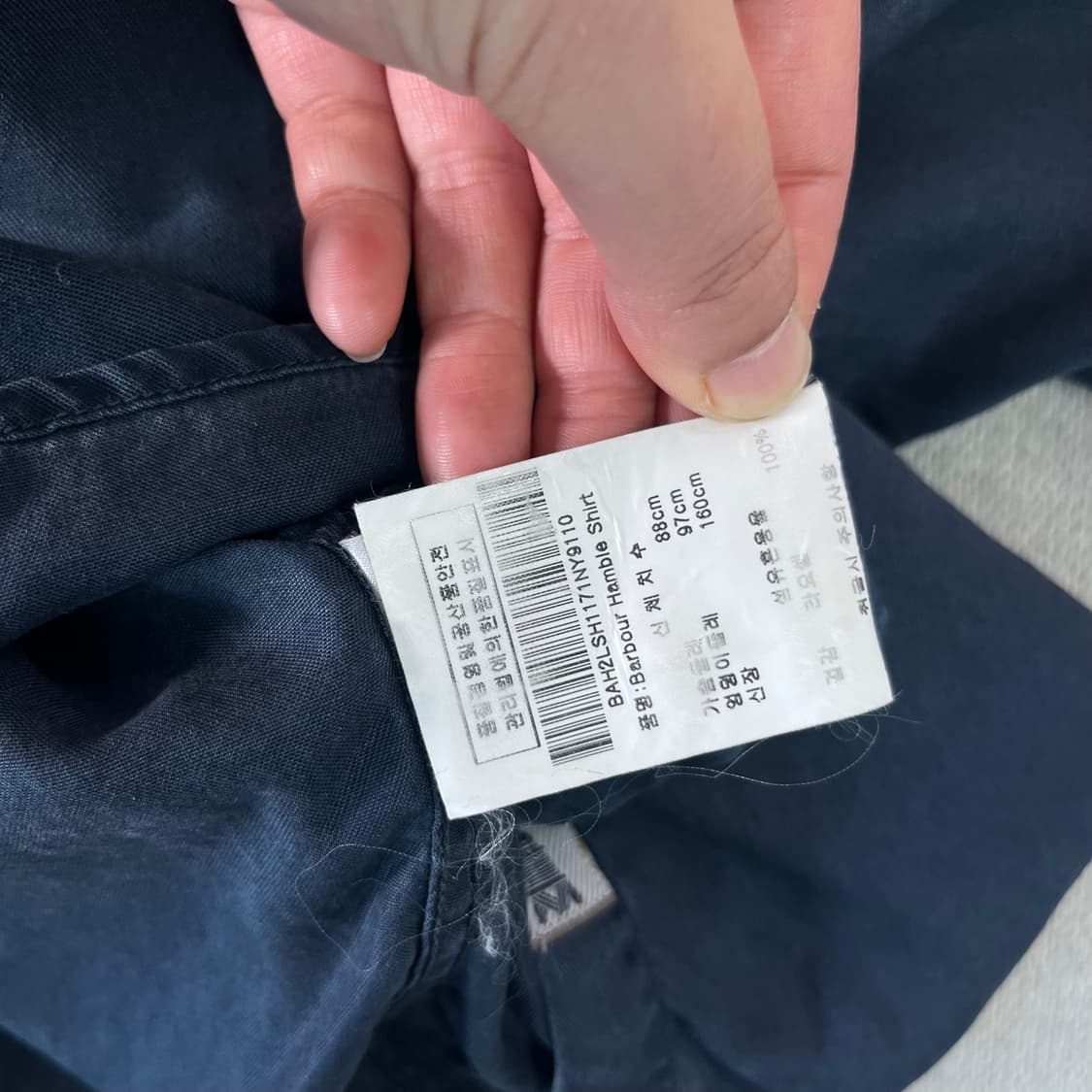 95 바버 백화점텍 투포켓 라요셀 셔츠 상품이미지8