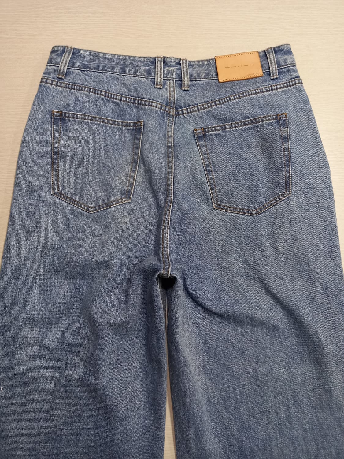 32 GARMENT LABLE 투턱 와이드진 32-241 상품이미지4