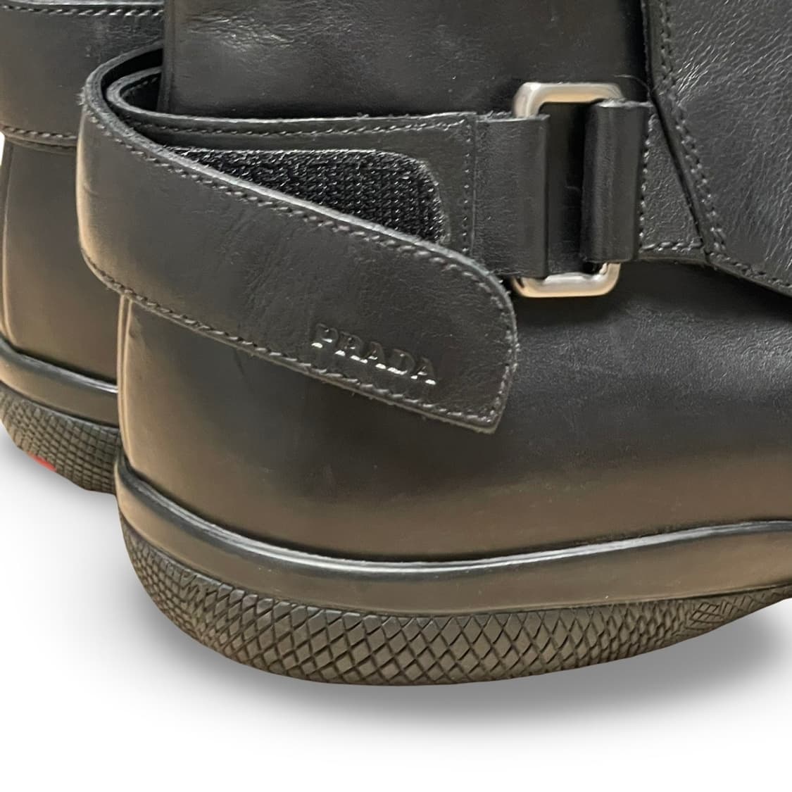프라다 스포츠 레더 스트랩 앵클 부츠 상품이미지6