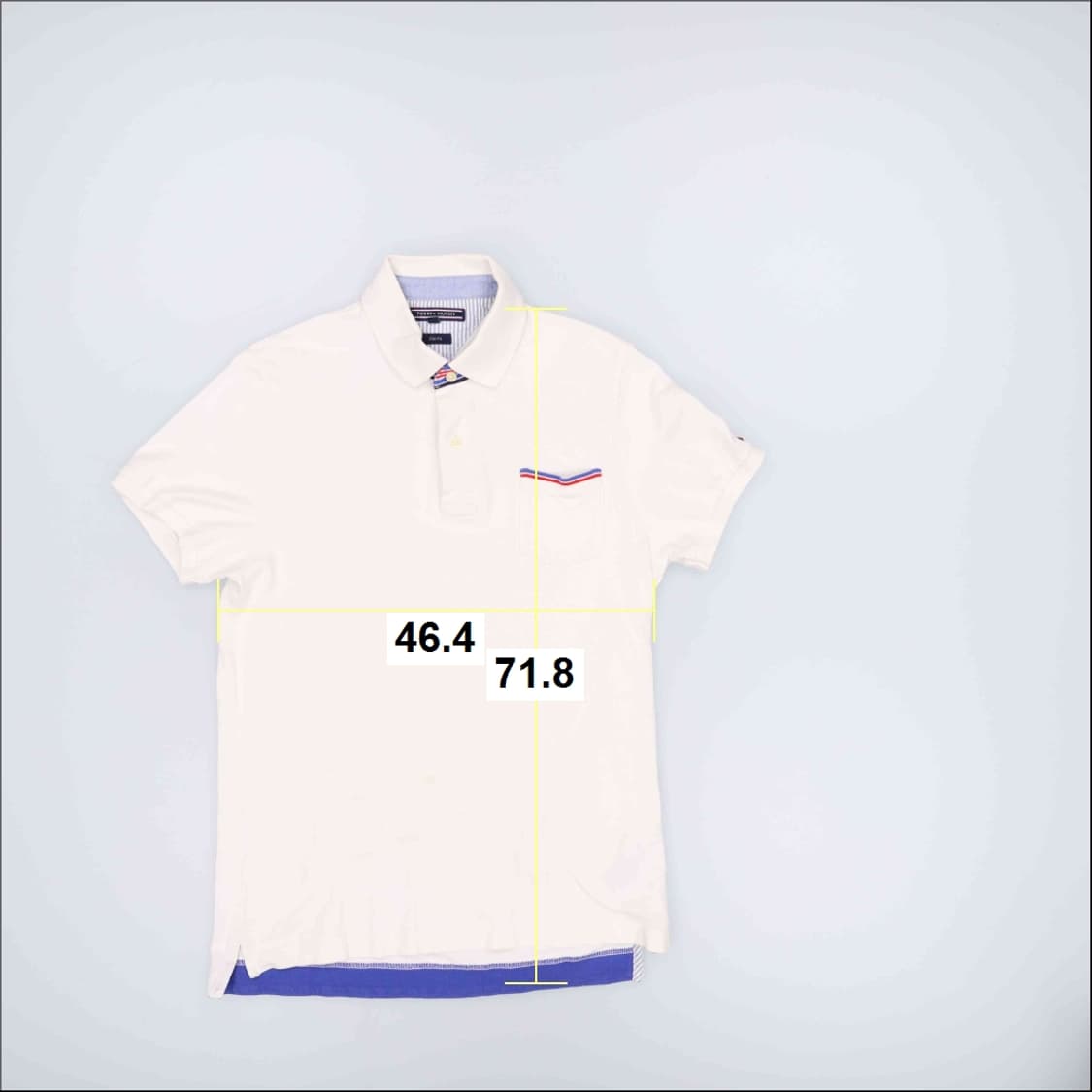 M 타미힐피거 카라 반팔 티셔츠 0204M 상품이미지6