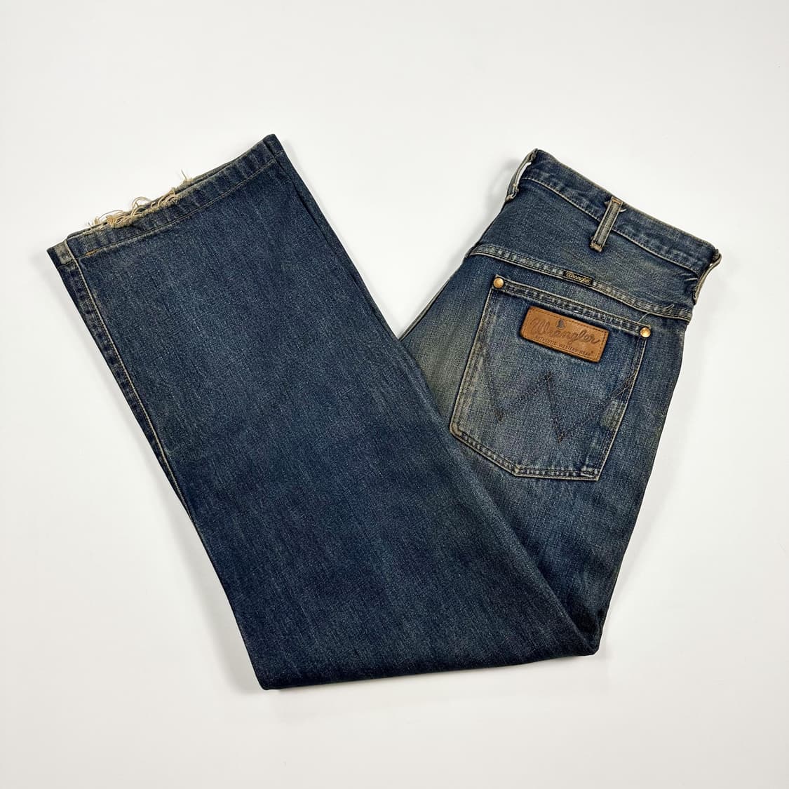 34 랭글러 재팬 빈티지 루즈핏 와이드 데님팬츠 상품이미지1