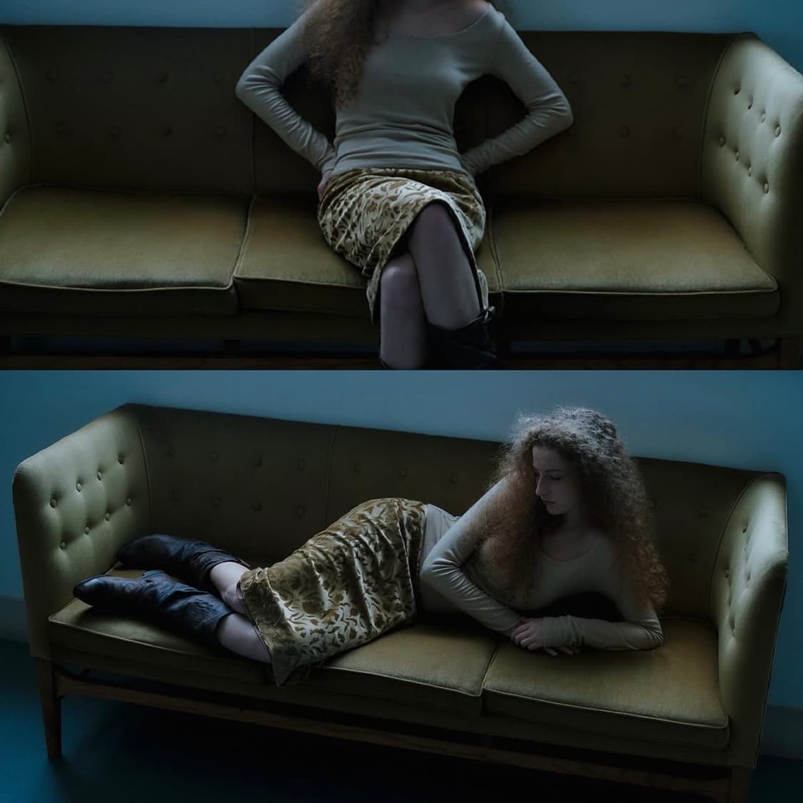 리포스 Jacquard Velvet Skirt 상품이미지2