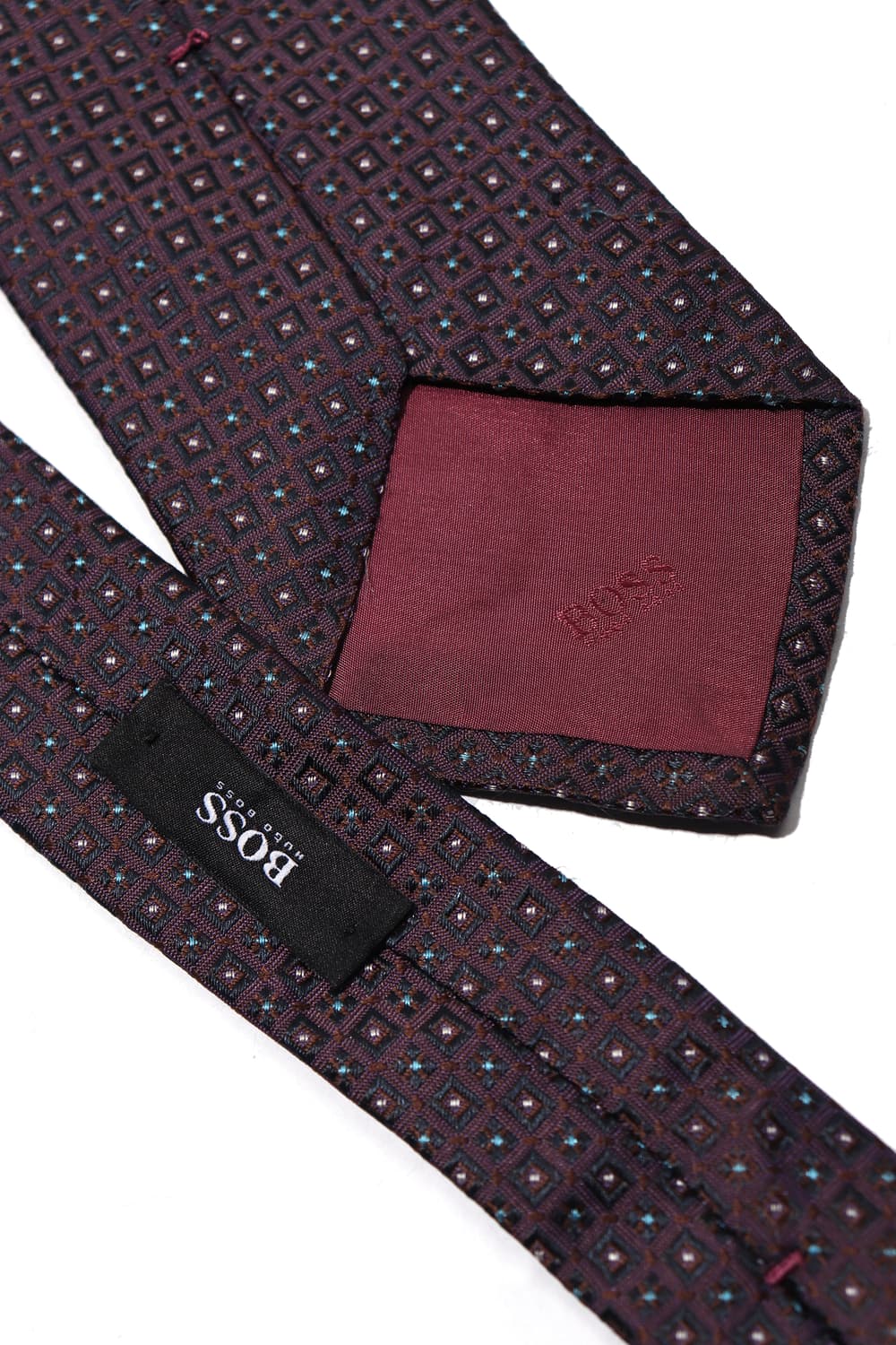 HUGO BOSS ITALY MADE 스퀘어 실크 넥타이 상품이미지7