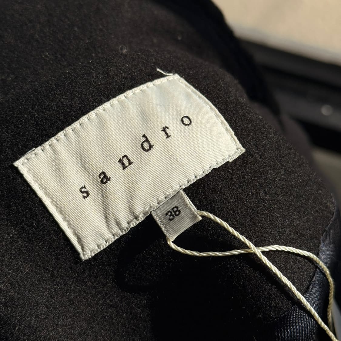 산드로 더블라이더베이스 셰르파 플리스 숏 코트 자켓 상품이미지7