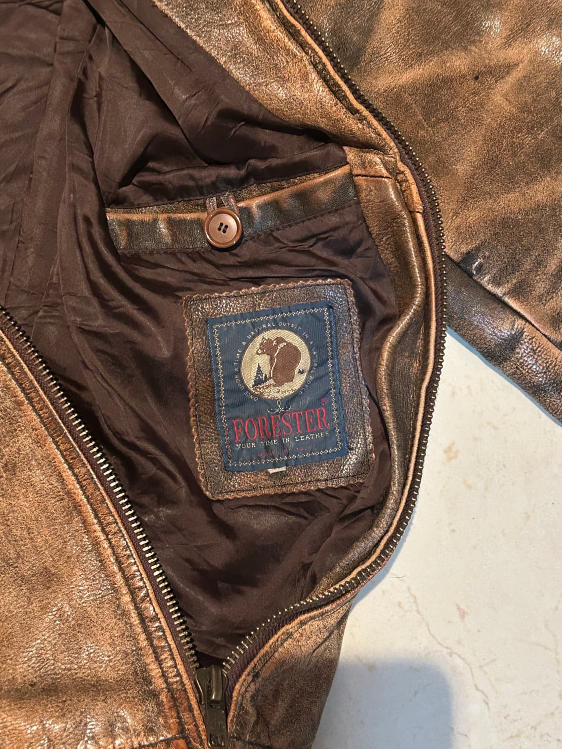 Forester 80s vintage cow Leather 상품이미지3