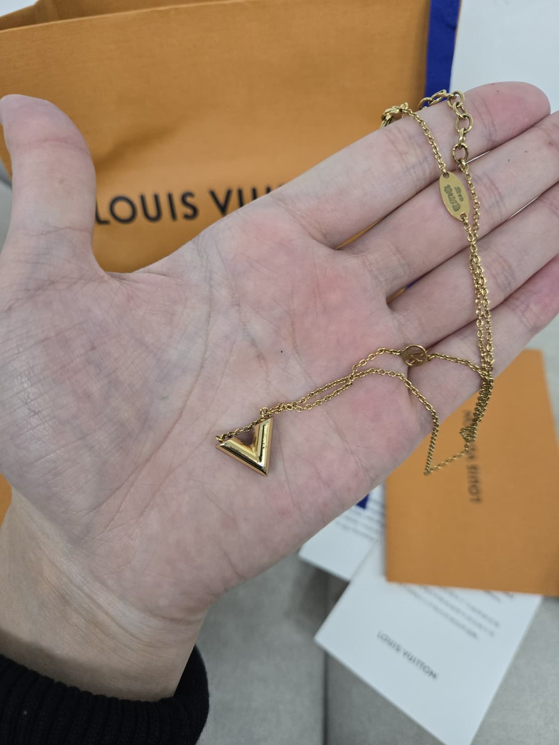 [보증서 정품]루이비통 에센셜 목걸이 상품이미지2
