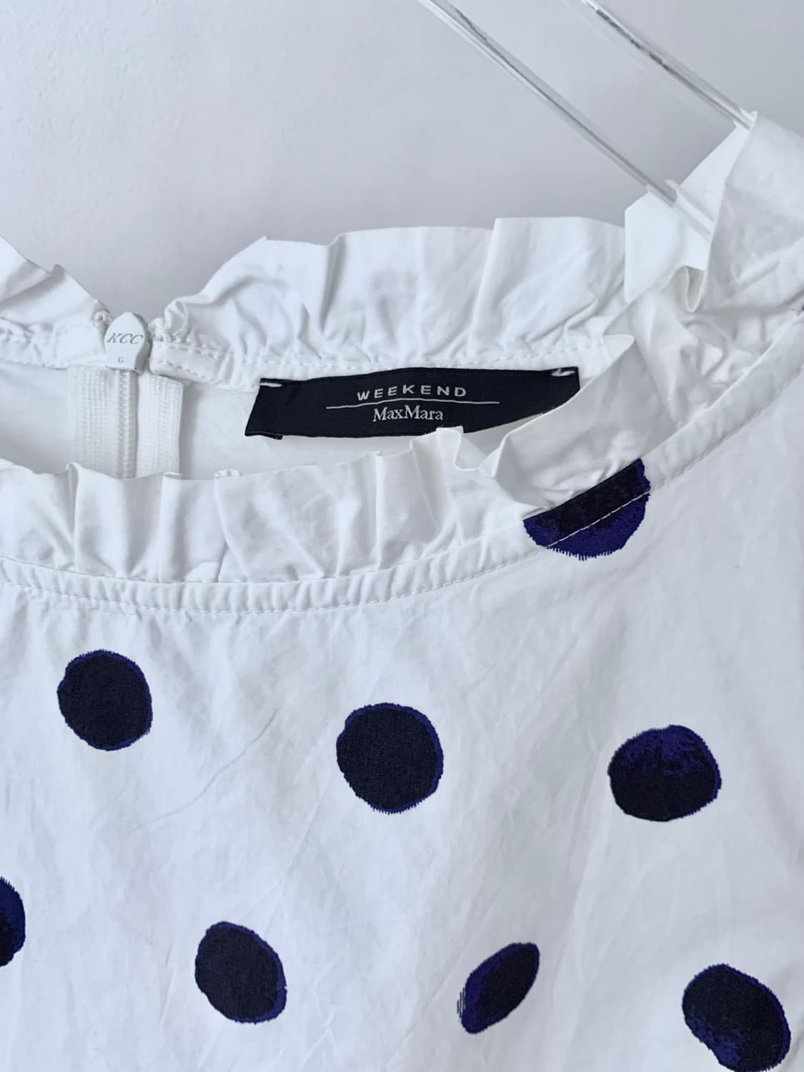 WEEKEND Dotted Frill Sleeveless Blouse 상품이미지4