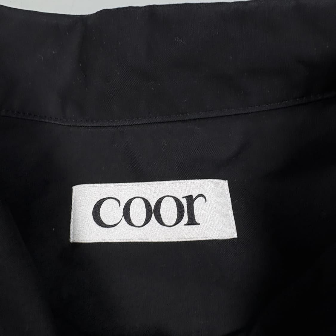 쿠어 블랙컬러 원포켓 셔츠 상품이미지3