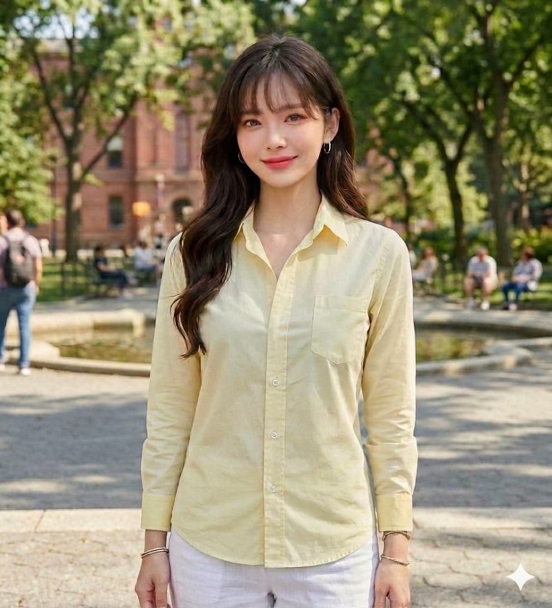 [XS] 프랭크앤에일린 배리(BARRY) 이탈리안 팝린 셔츠 상품이미지1