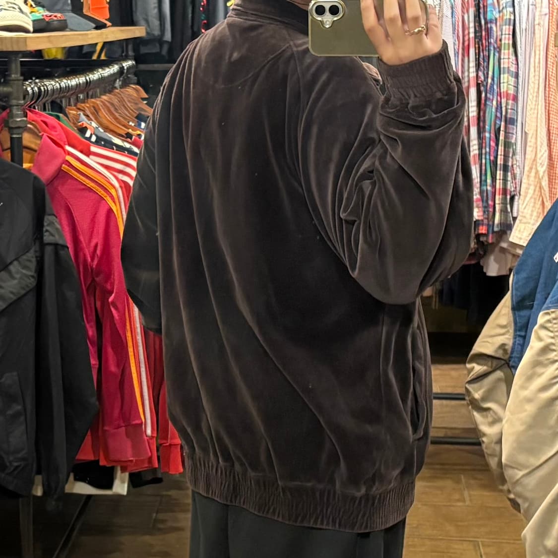 [HI] VTG 벨벳져지 브라운 상품이미지5