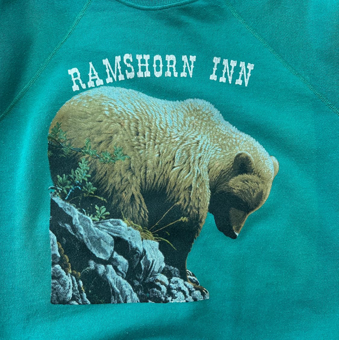 90s 헤인즈 빈티지 반팔 스웻셔츠 L 상품이미지3