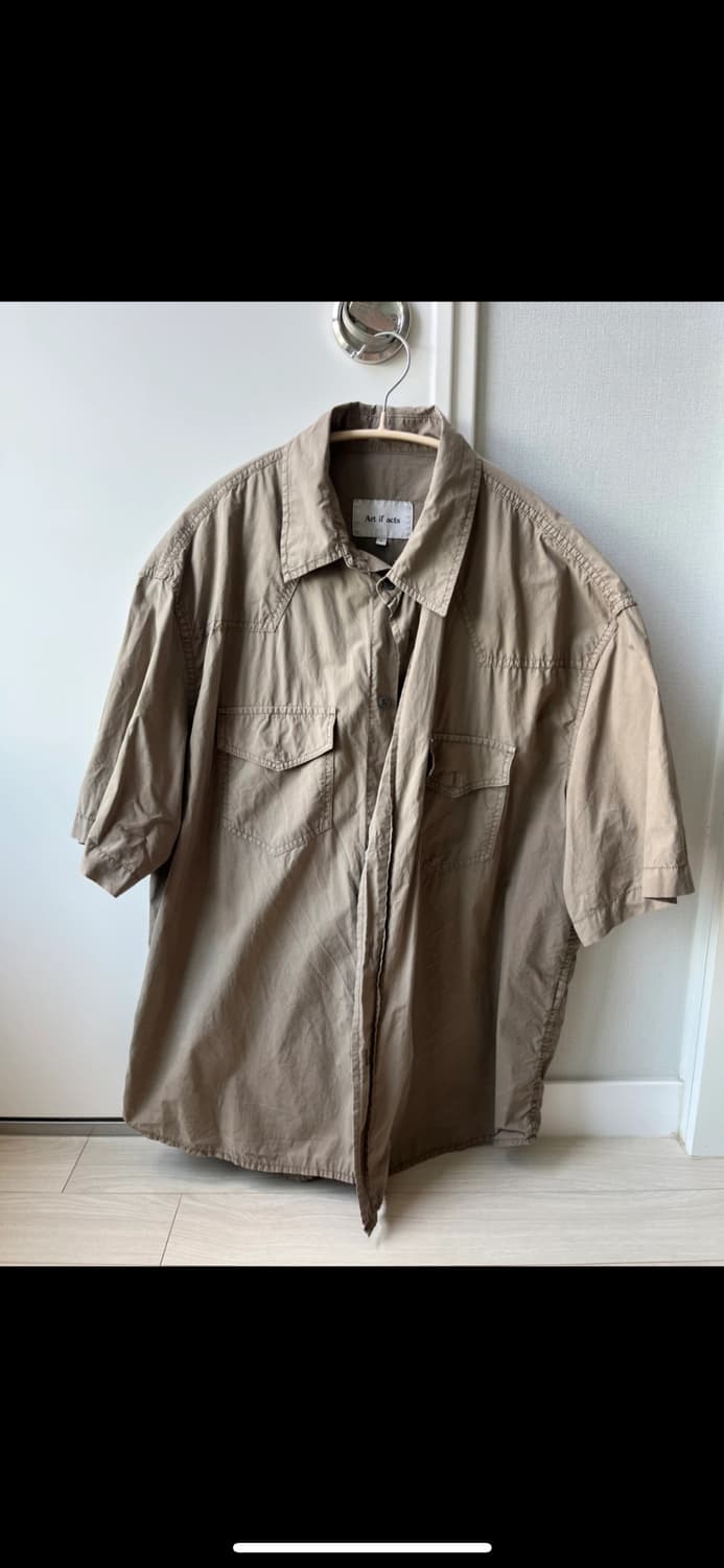 Art if acts의 Washed Western Half Shirt 상품이미지6