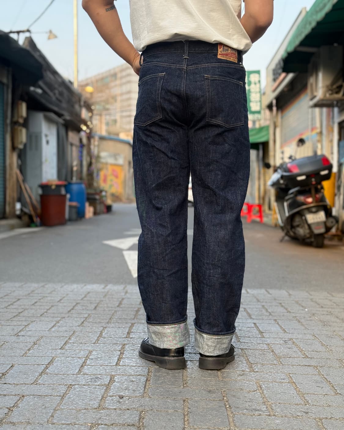 논스탁 15oz 헤비웨이트 셀비지 데님 진 34 상품이미지10