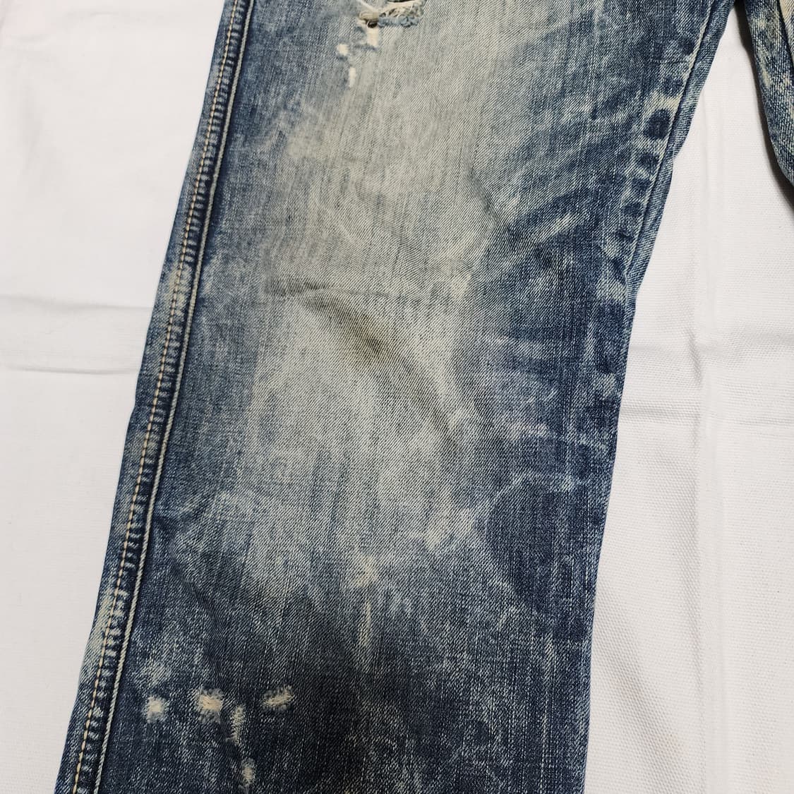 에비수 락시크 워싱 아이스 데님팬츠 상품이미지10