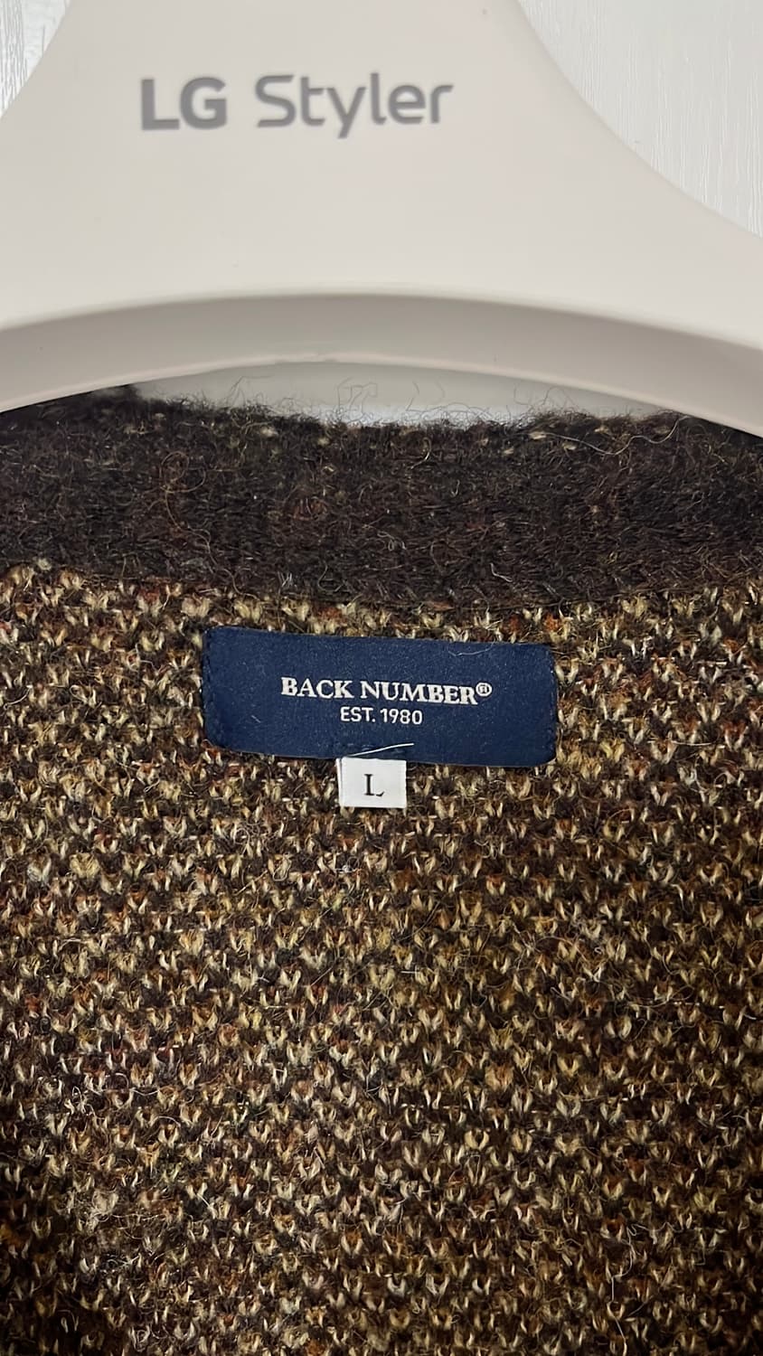  Back number 부클 가디건 100사이즈 정품  상품이미지2