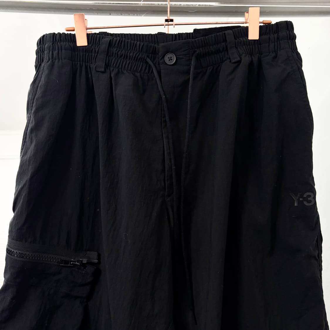 Y-3 요지 야마모토 언밸런스 포켓 나일론 팬츠 상품이미지6