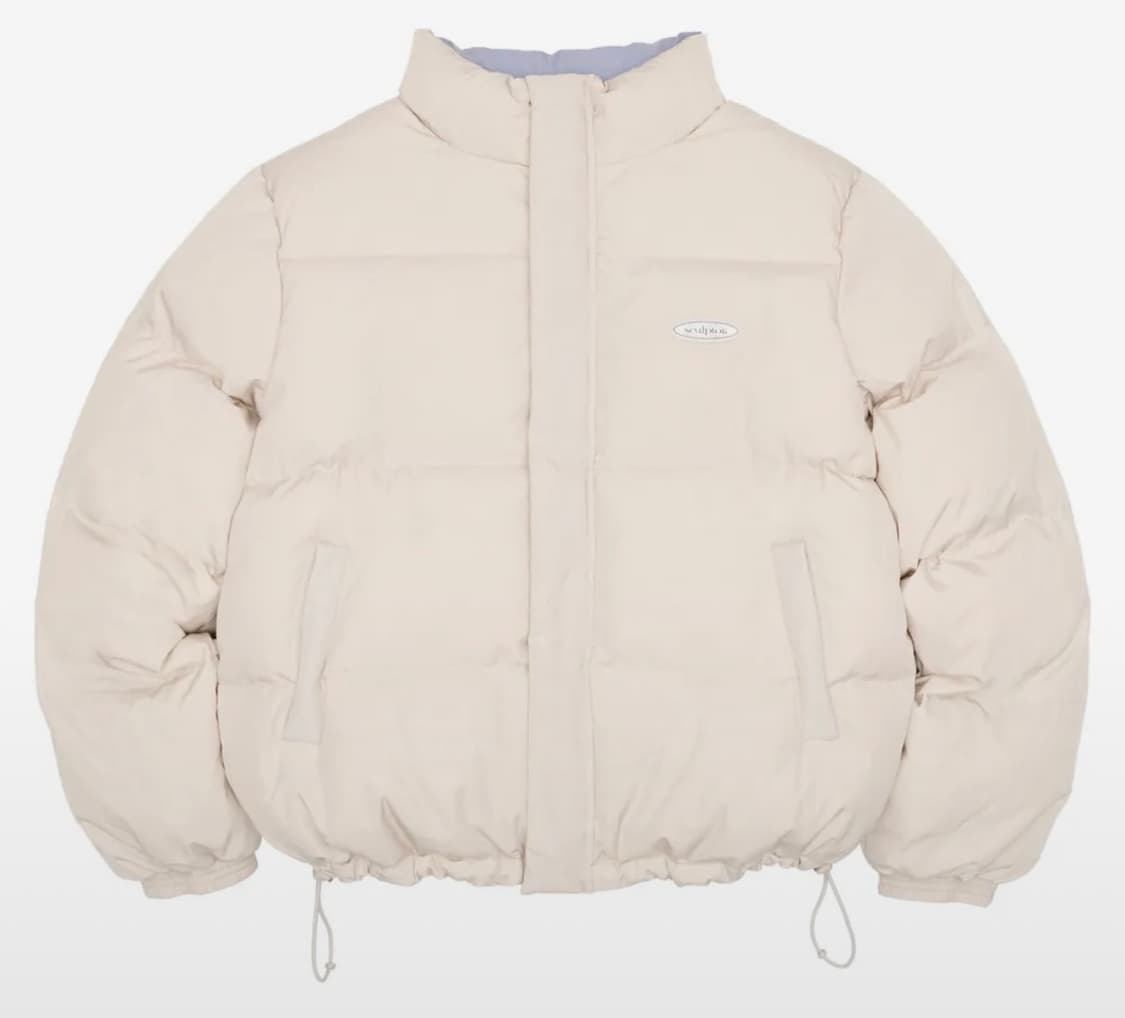 스컬프터 리버시블 패딩 (아이보리/블루) 상품이미지1