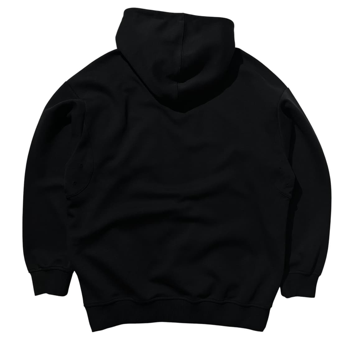 지제로 송지오 고스트 펜서 후드 롱슬리브 블랙 상품이미지3