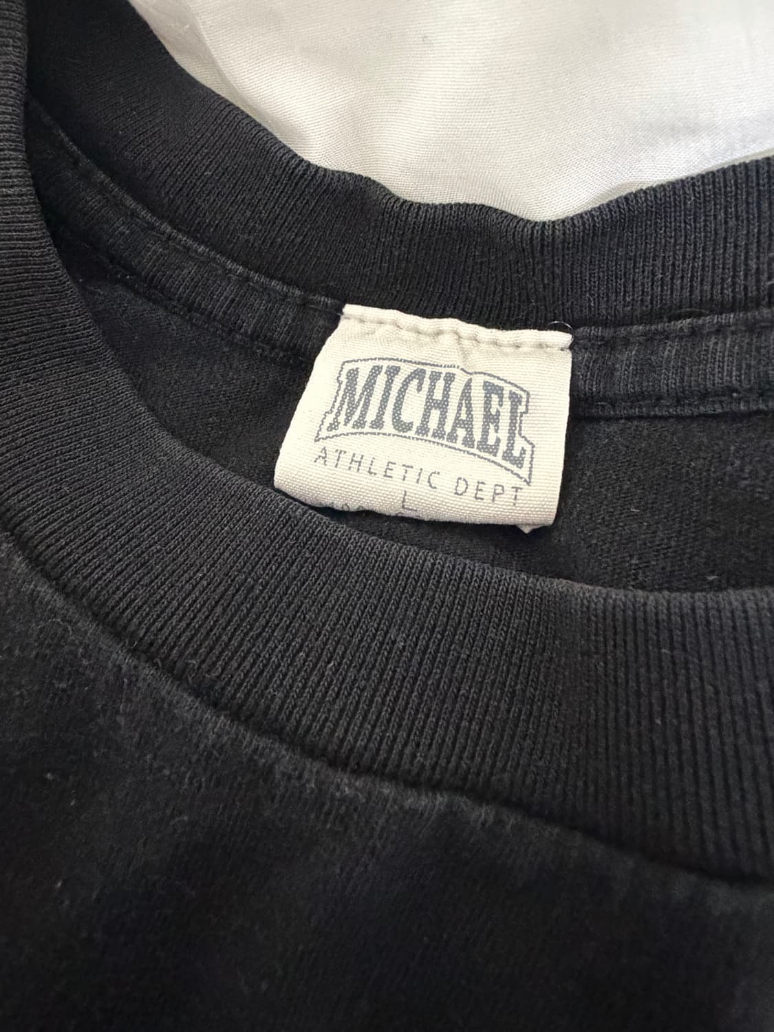 MICHAEL 블랙 인디언 해골 늑대 프린팅 반팔티셔츠 상품이미지2