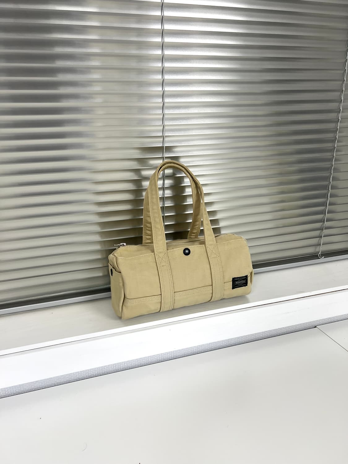 PORTER-CANVAS BOSTON BAG M (Beige) 상품이미지1