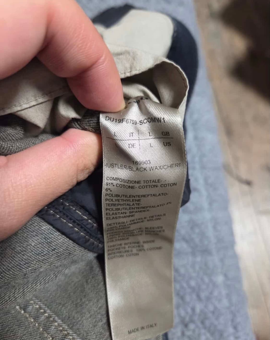 릭오웬스 리틀조 데님자켓 상품이미지5