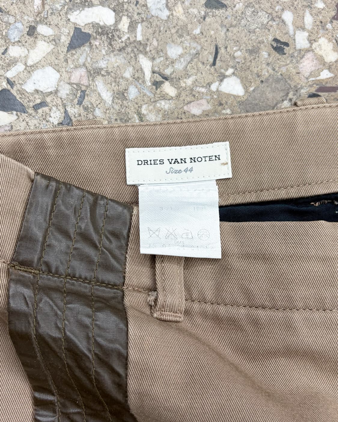 드리스 반 노튼 파이핑 디테일 지퍼 팬츠 상품이미지7