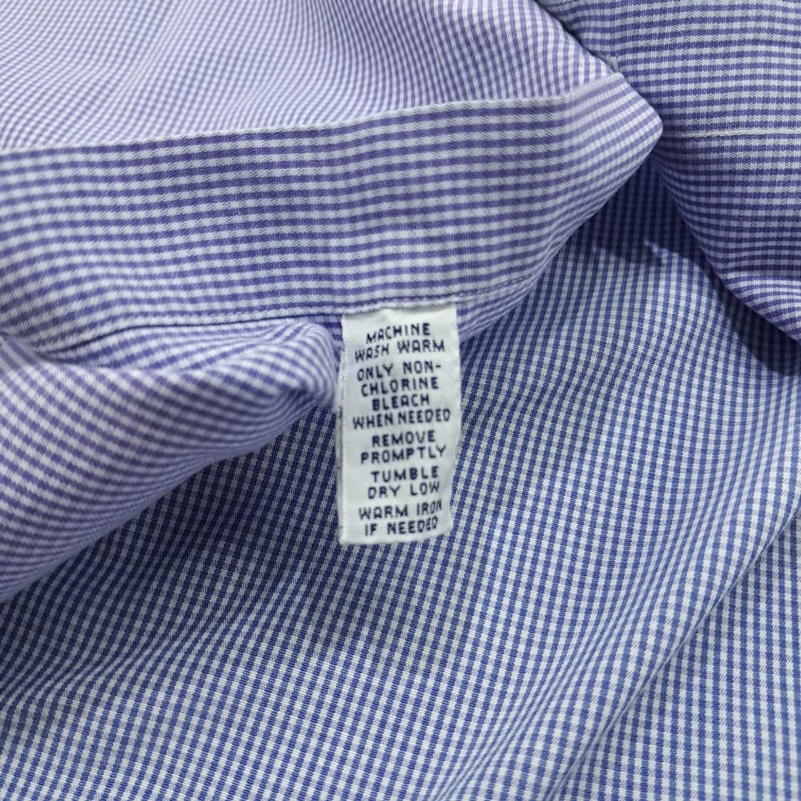 CN832 2XLT 폴로 랄프로렌 블루퍼플 투톤 도트체크 긴팔 셔츠 남방 상품이미지6