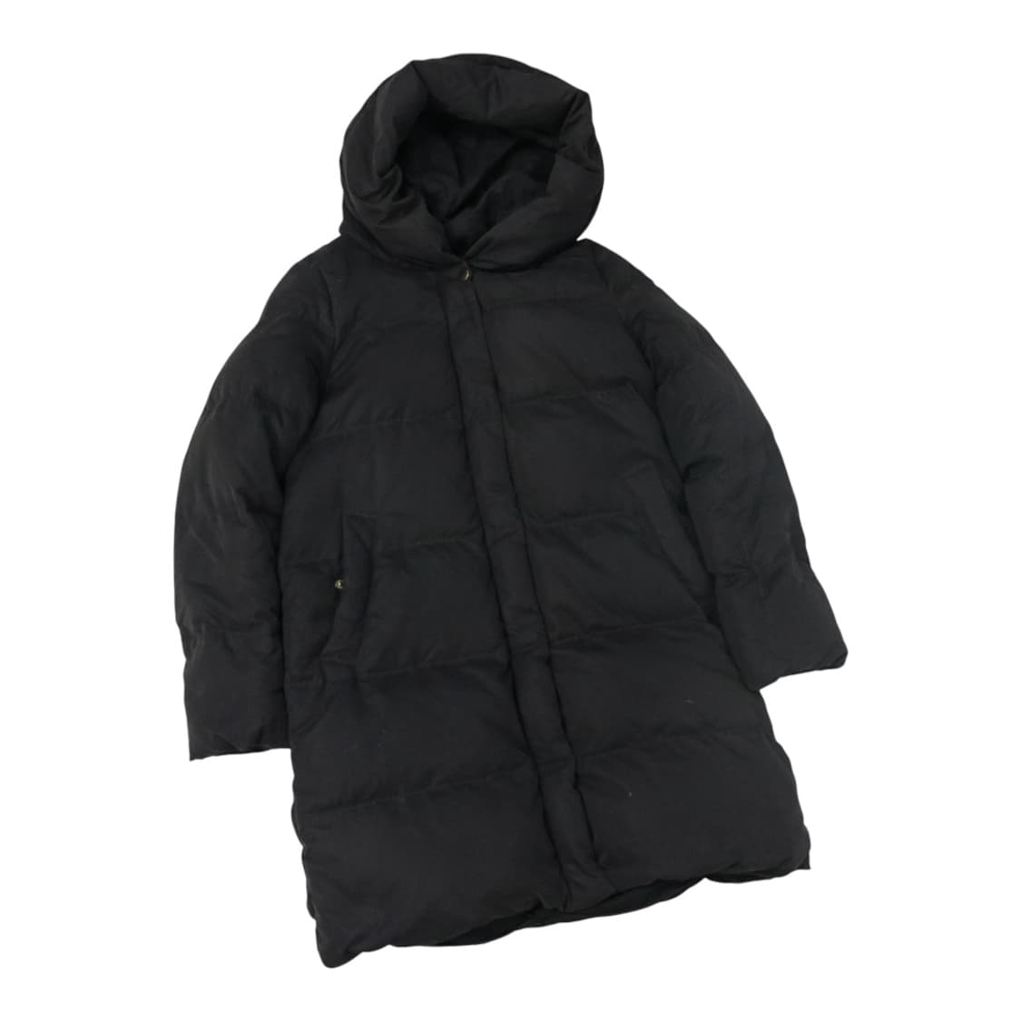 DOUBLEDAY 더블데이 빈티지 볼륨 후드 블랙 롱 다운 점퍼 상품이미지1