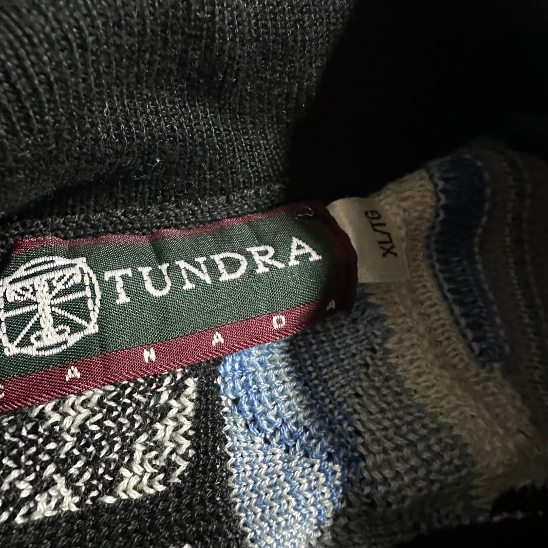 90s Tundra 3D Cable 카라 니트 상품이미지3