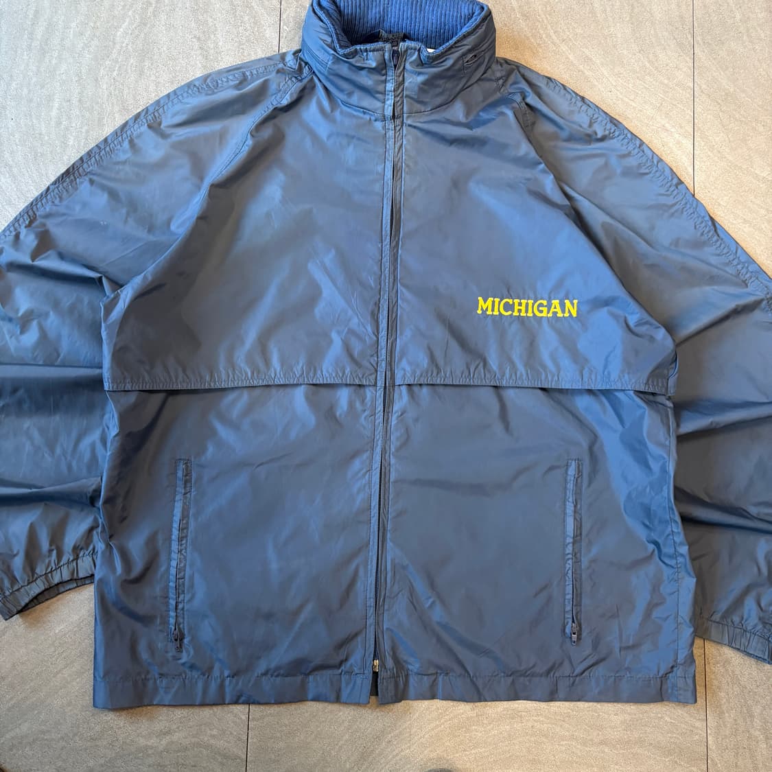 90년대 생산 울리치 네이비 윈드브레이커 자켓 상품이미지10