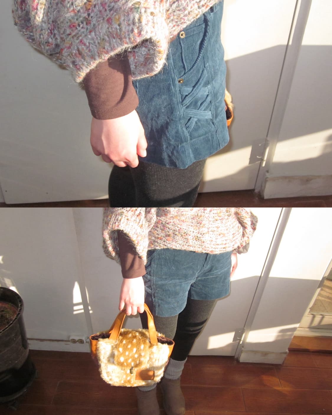 키링착용가능) 아일렛 코듀로이 숏팬츠 상품이미지5