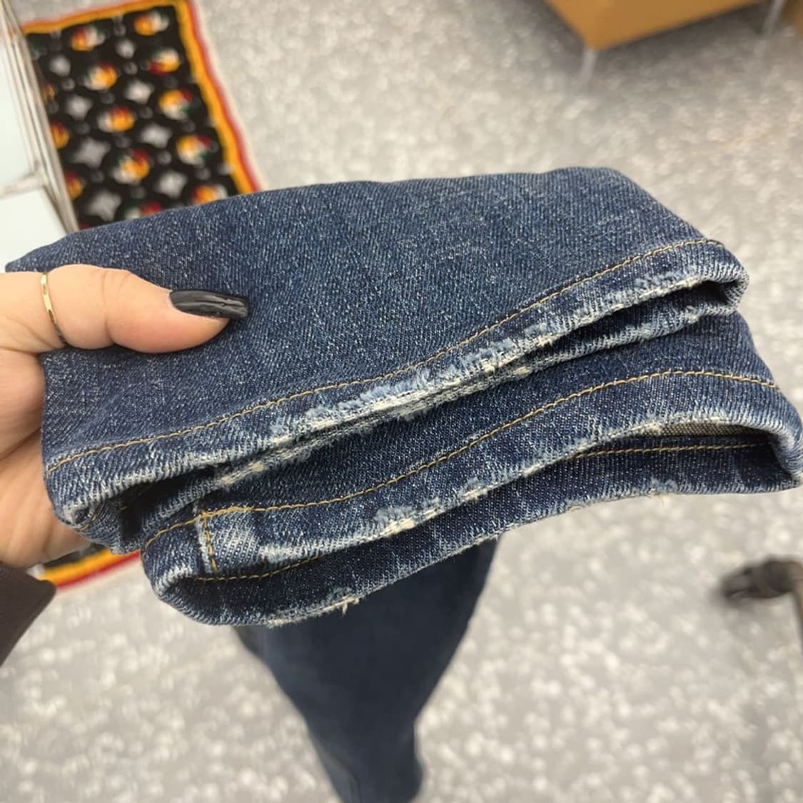 돌체앤가바나 모던 힙패치 스키니진 데님팬츠 30인치 C07468 상품이미지7