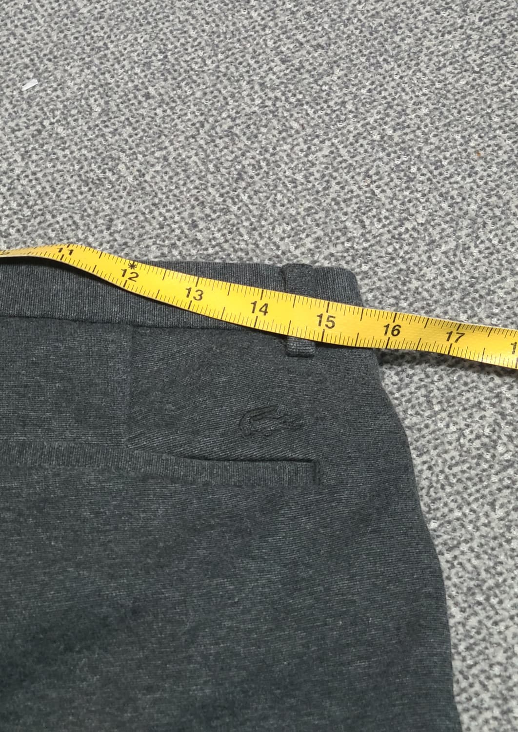 라코스테 남성 저지 슬랙스 그레이 38 30-32 상품이미지7