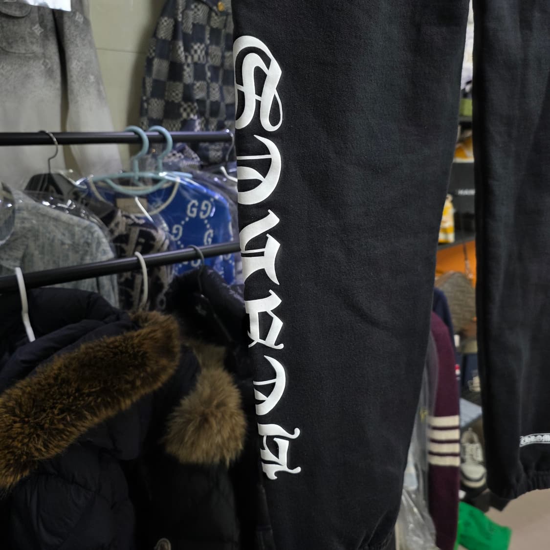 {클로젯}[M][풀구성]크롬하츠 퍽유 홀스슈 트레이닝 조거팬츠 상품이미지5