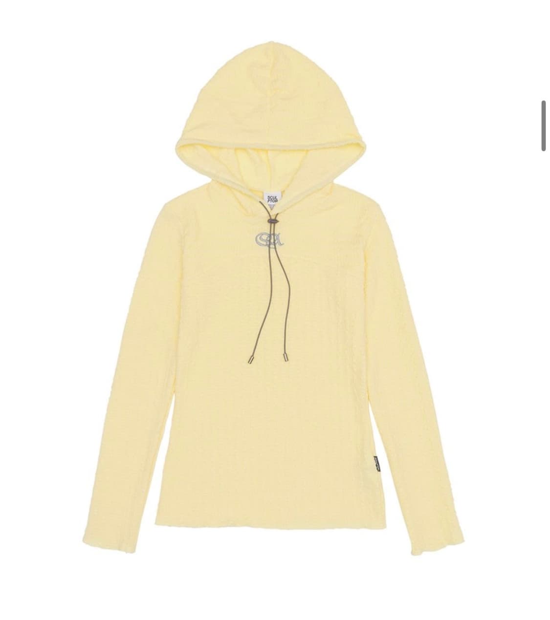 스컬프터 E-string Crinkle Hoodie Lemon 상품이미지3