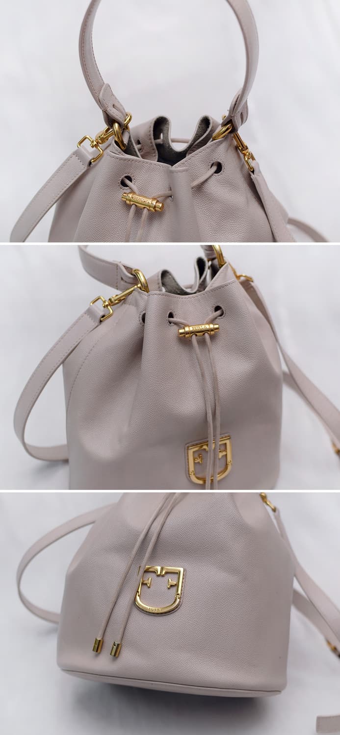 훌라 (FURLA) 코로나 달리아 페블레더 가죽 버킷백 상품이미지4