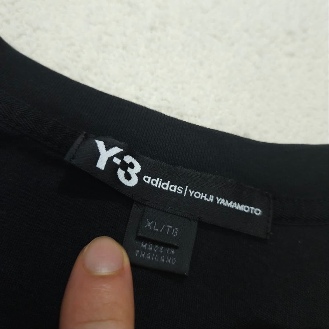 요지야마모토 y-3 반팔 XL 블랙 상품이미지3