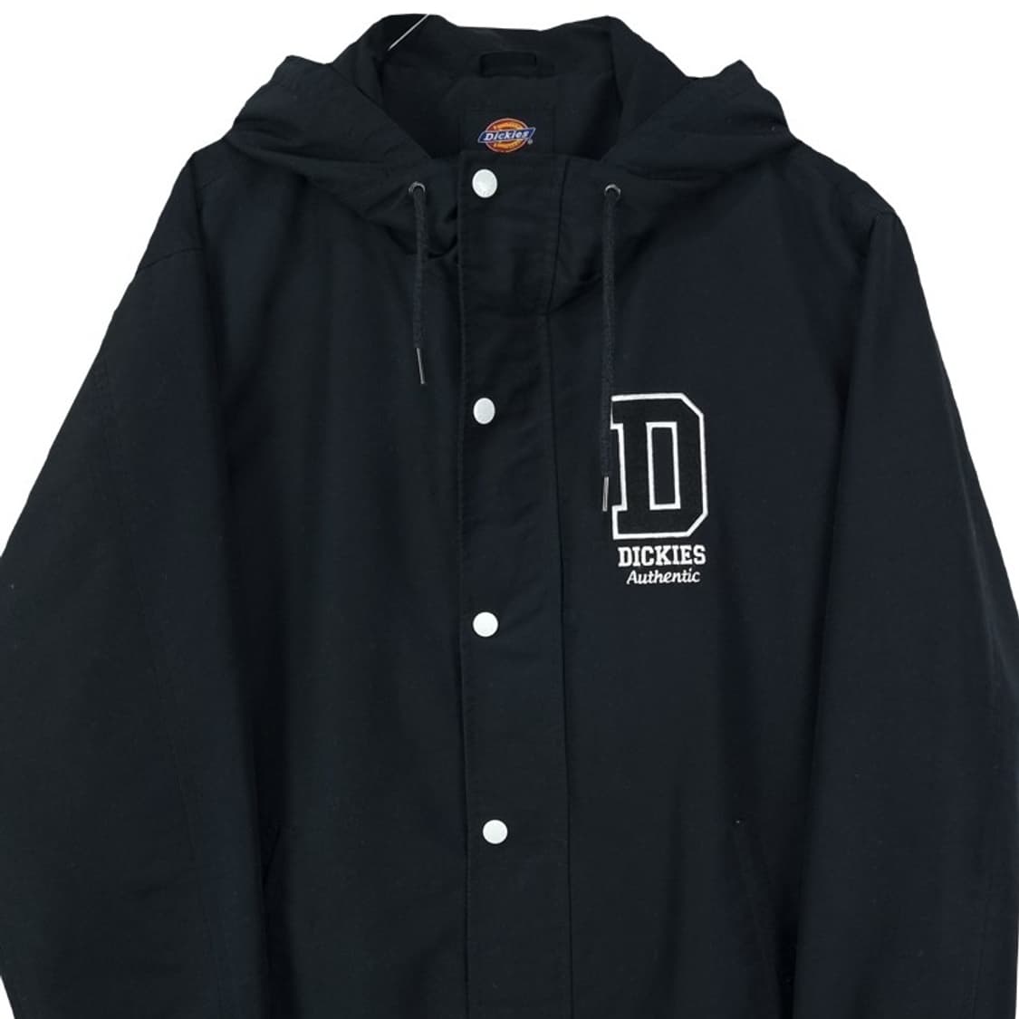 [디키즈] 로고 패치 후드 바시티 자켓 블랙 M18788 상품이미지4