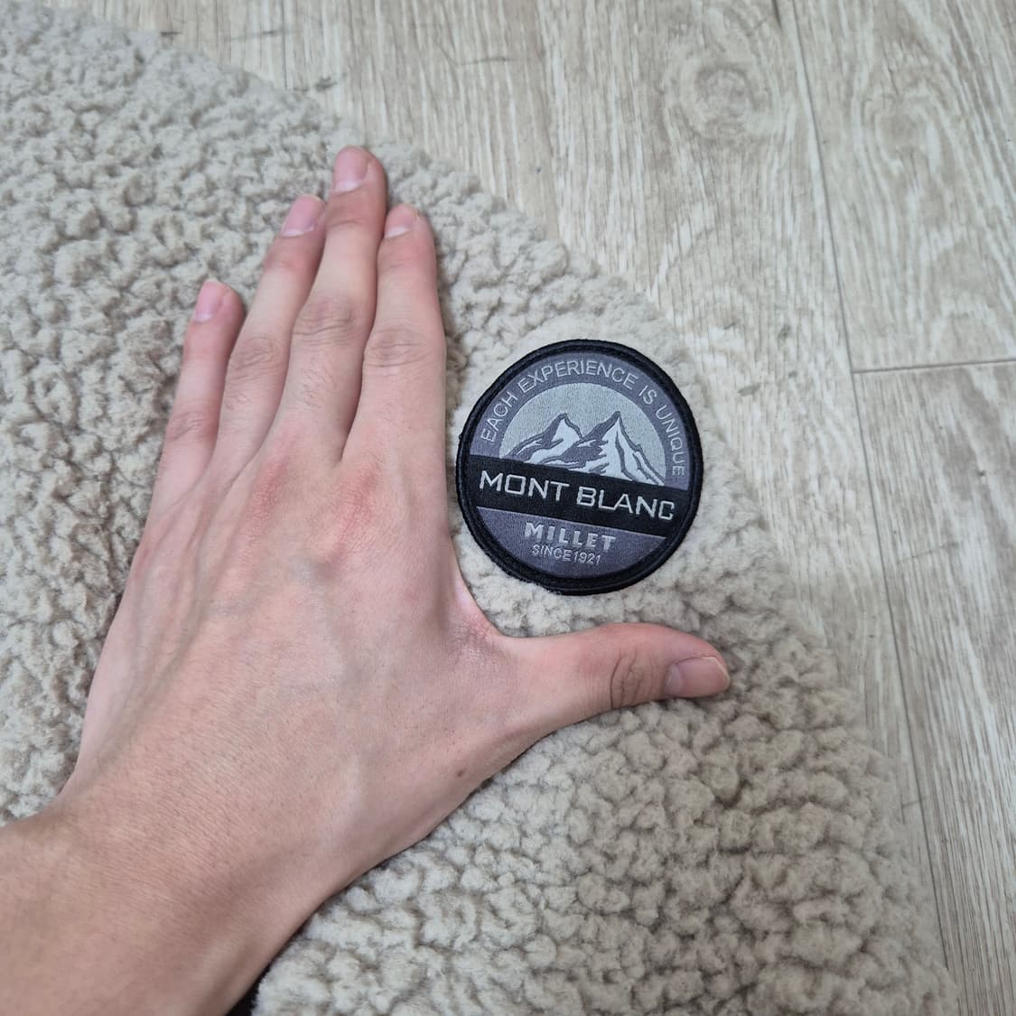 밀레 몽블랑 양털 뽀글이 후리스 플리스 자켓 상품이미지4