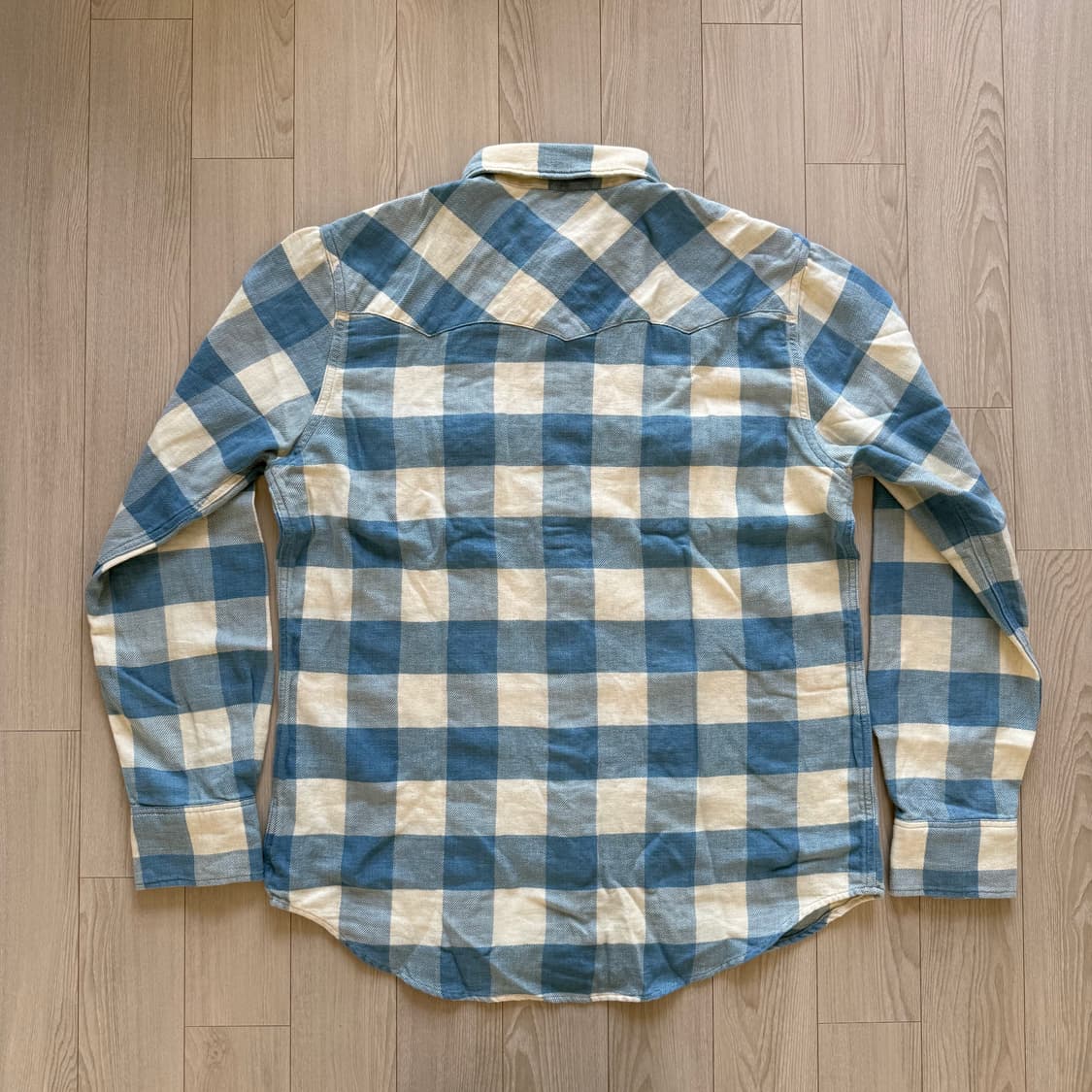 RRL 더블알엘 플래드 트윌 웨스턴 셔츠 L 상품이미지3