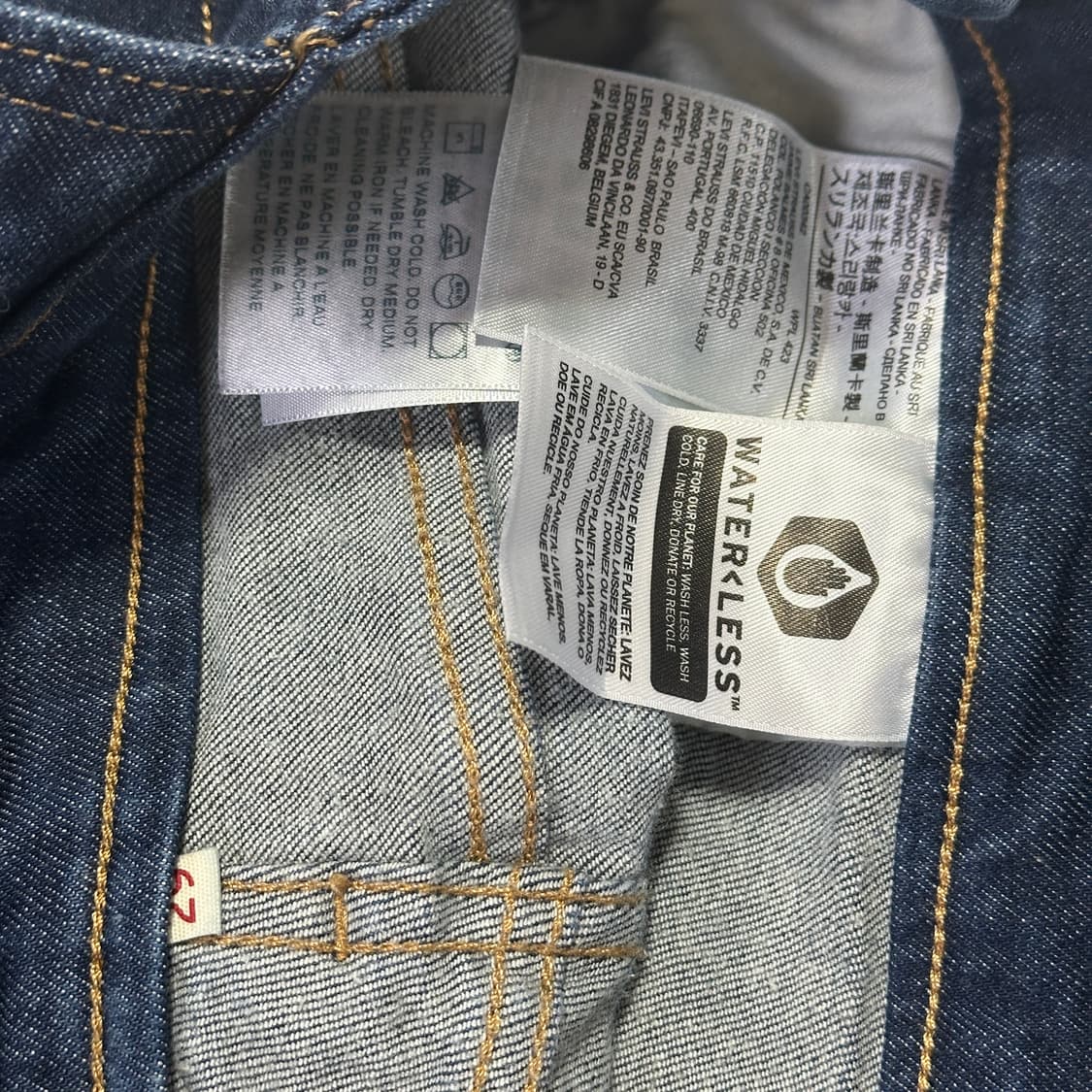 리바이스 멜빵바지 상품이미지7