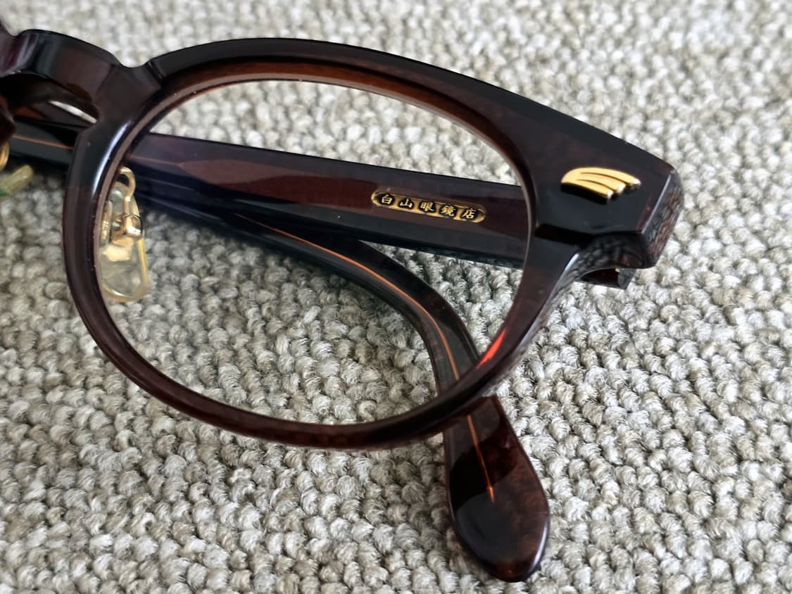 백산안경 하쿠산 텐더로인 티제리 t-jerry 루트비어 브라운 신형리벳 상품이미지5