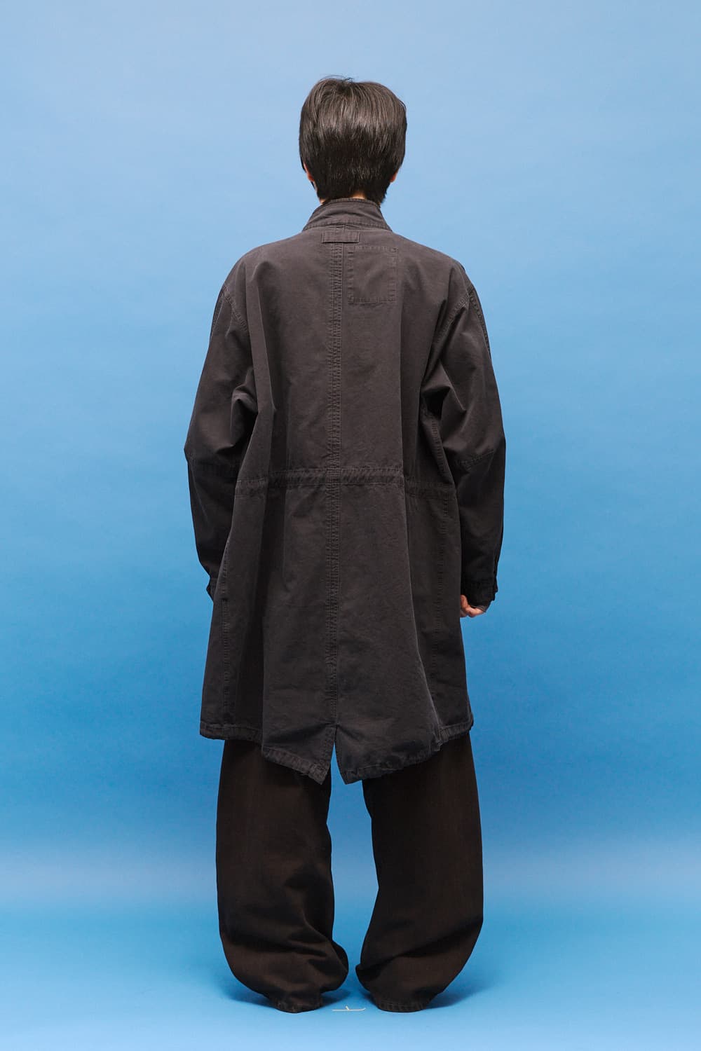 해칭룸 / 모즈파카 오버 다이드 블루차콜 / 4 상품이미지5