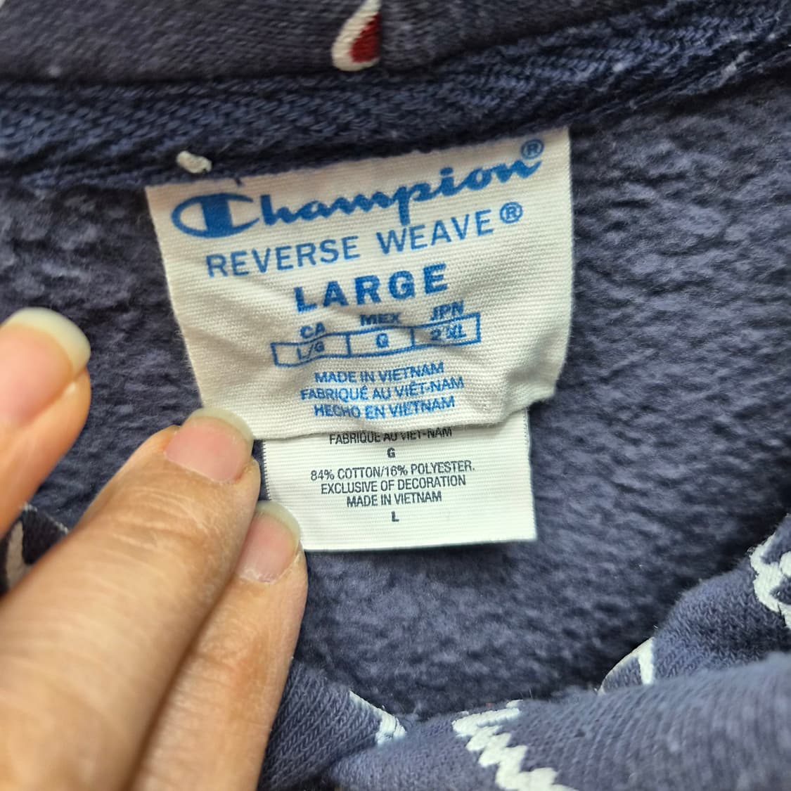 챔피온 리버스위브 후드티 상품이미지2