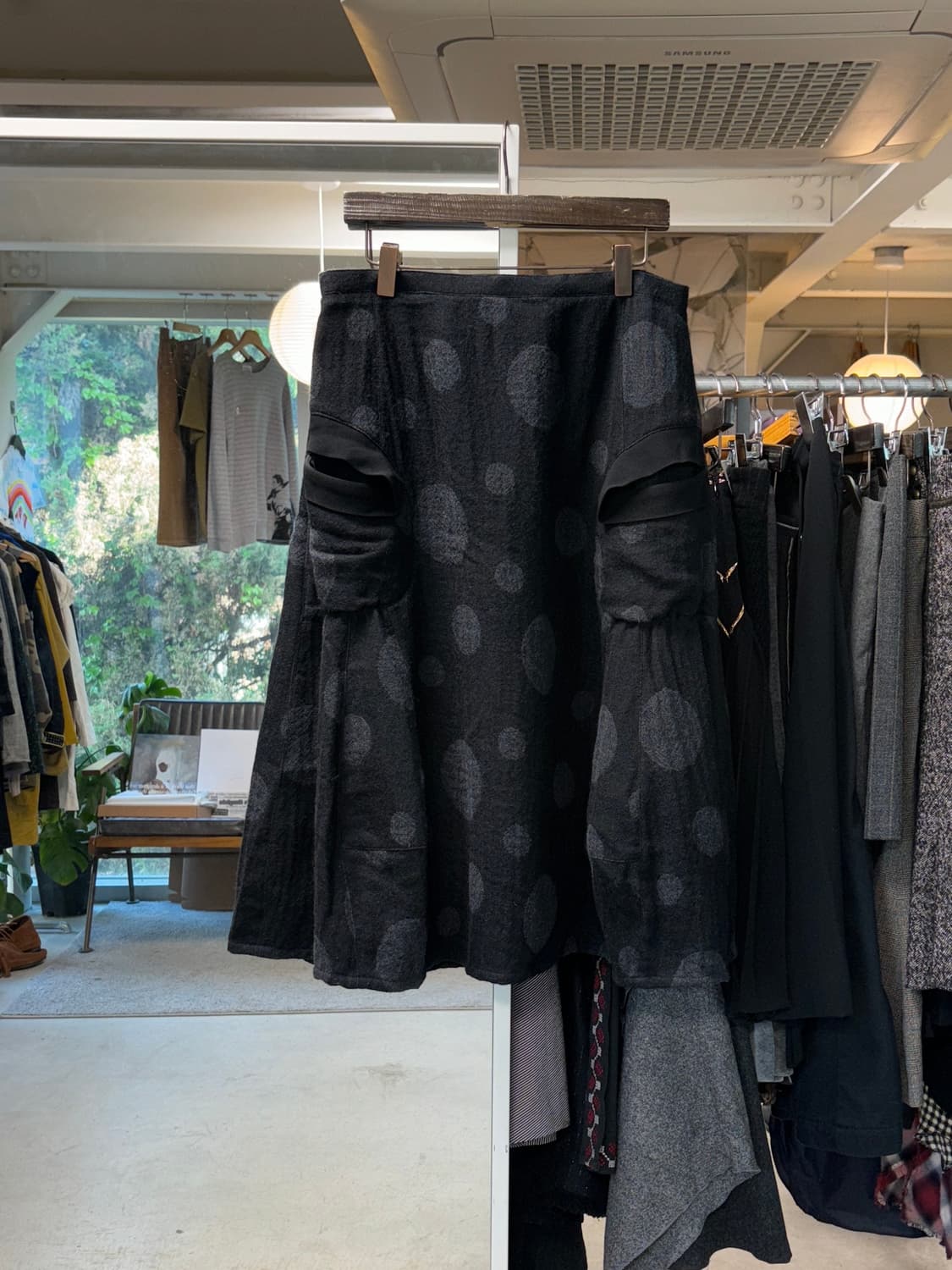 센소유니코 t.b 도트 울 스커트 상품이미지1