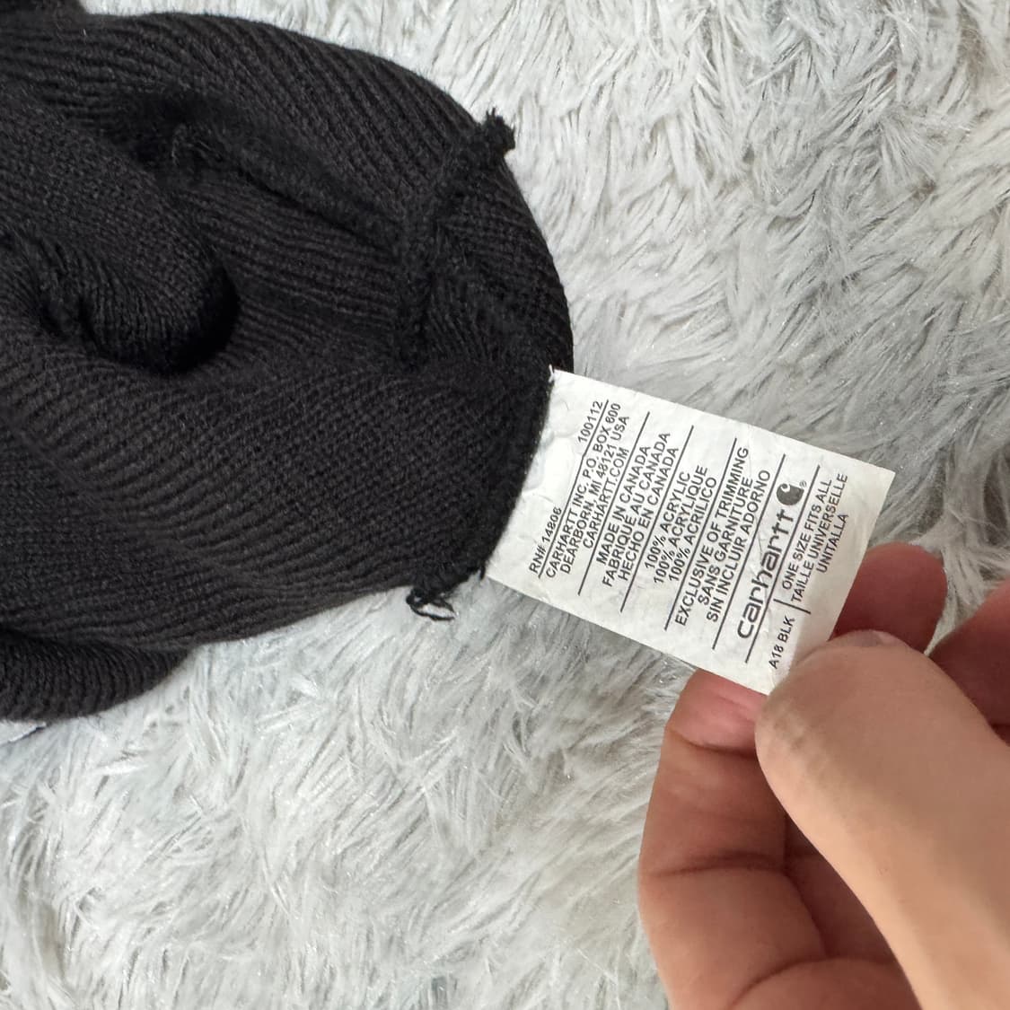 칼하트 비니 블랙  상품이미지3