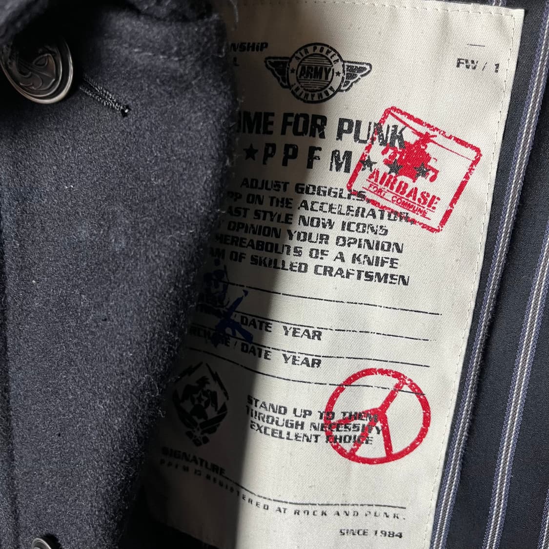 [PPFM] 00's 피피에프엠 오픈 나폴레옹 자켓 상품이미지5