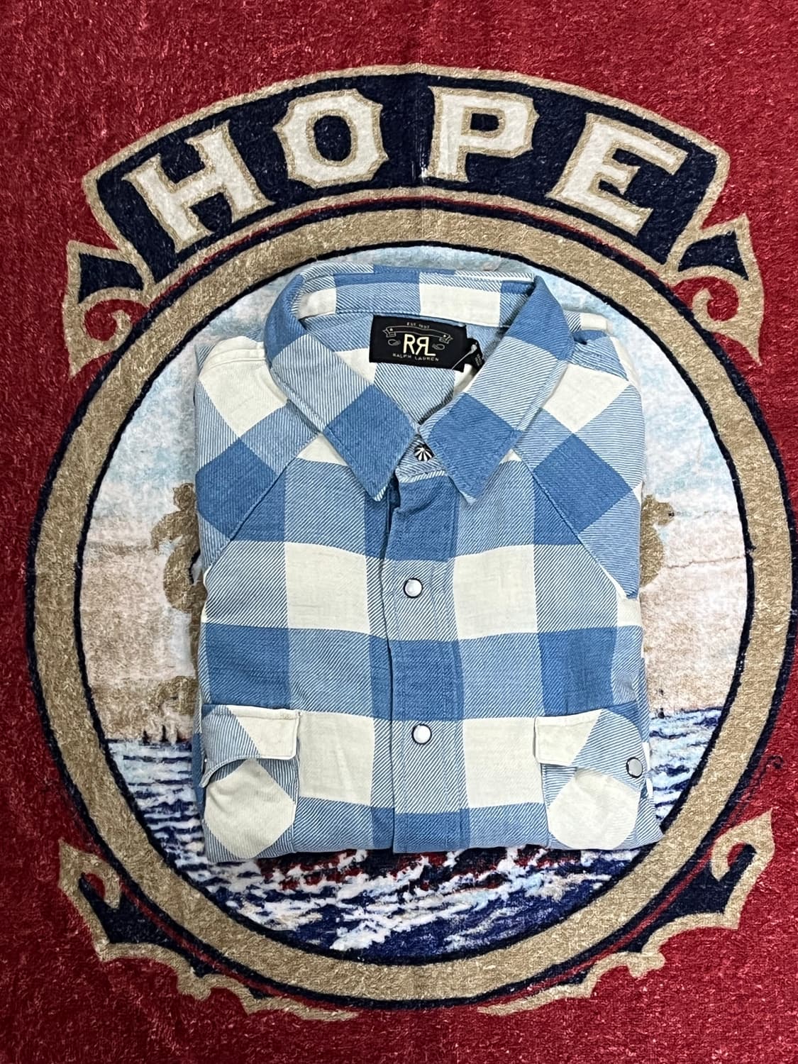 더블알엘 (RRL) 플래드 웨스턴 셔츠 상품이미지1