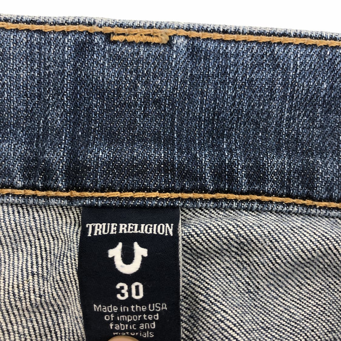 트루릴리전 RICKY USA 릴렉시드 데님진 30 인치 상품이미지6